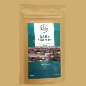 Bark Chocolate dehydrated fruits and nuts
